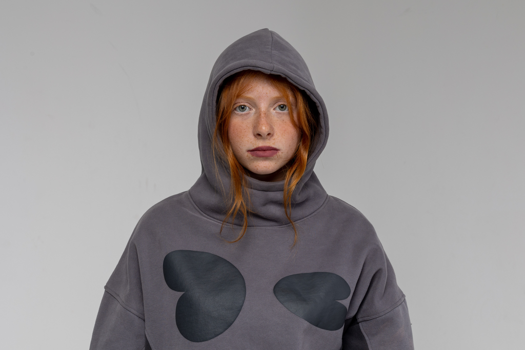 Sudadera con capucha - Gris